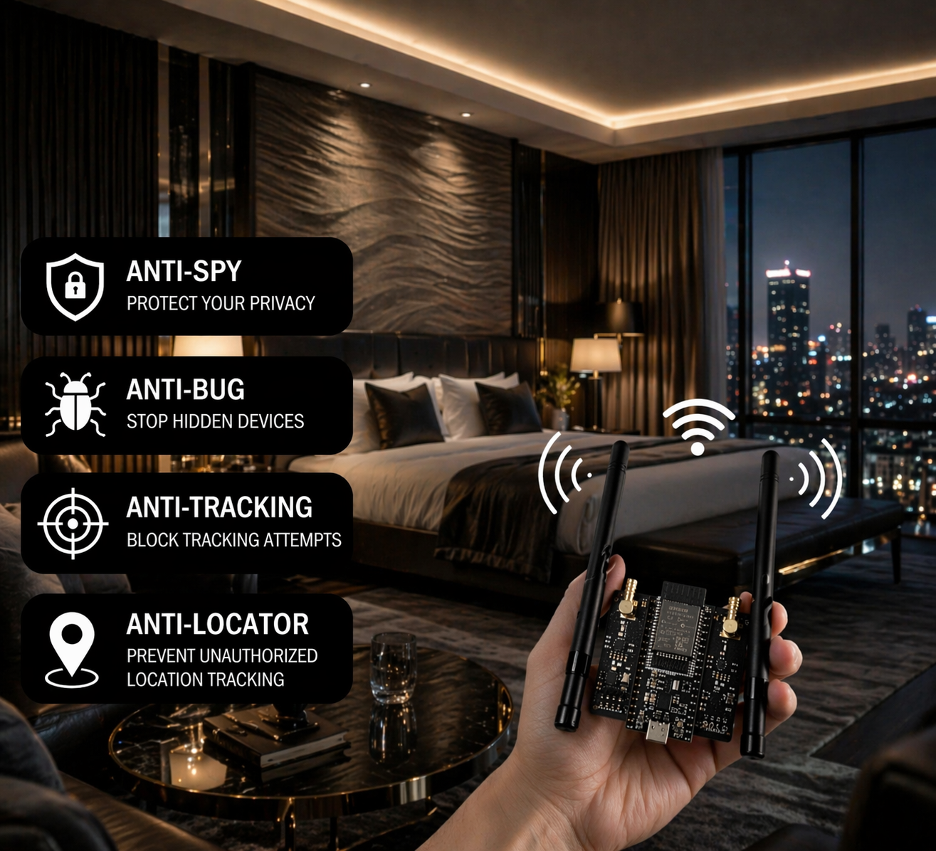 PhantomSignal™ Pro – Wireless Environment Control Device